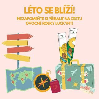 LÉTO SE BLÍŽÍ! 🤩 A ideální svačinkou na Vaše letní dobrodružství můžou být právě ovocné rolky Luckyfit 😍 ať už se chystáte...